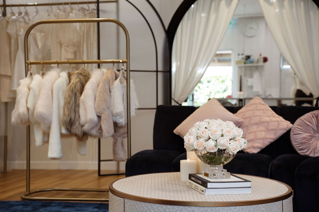 The Bridehouse Bulimba Boutiqe with Workroom in Background