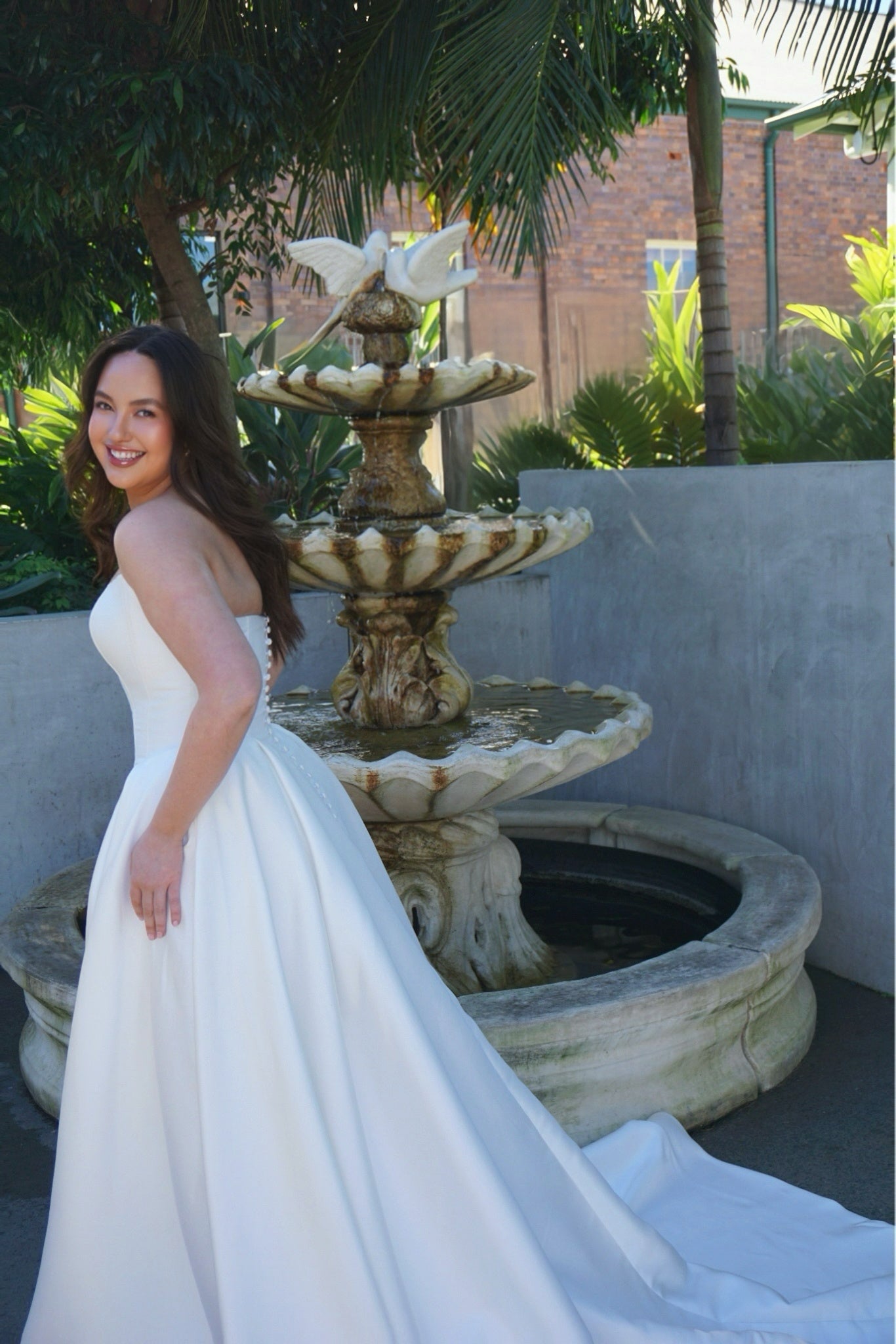 Mackenzie Wedding Gown, basque waist, scoop neckline, strapless, corset bodice, princess ball gown silhouette