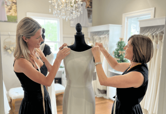 From protégé to Principal, Gabrielle’s passion for wedding gowns is a priceless gift. image